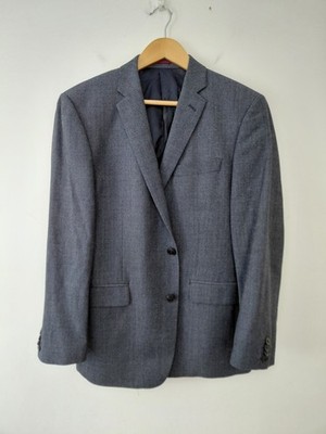 Richard James dunkelblau Anzug 40 kurz Wolle Savile Row London 2-teilig Hochzeit Arbeit