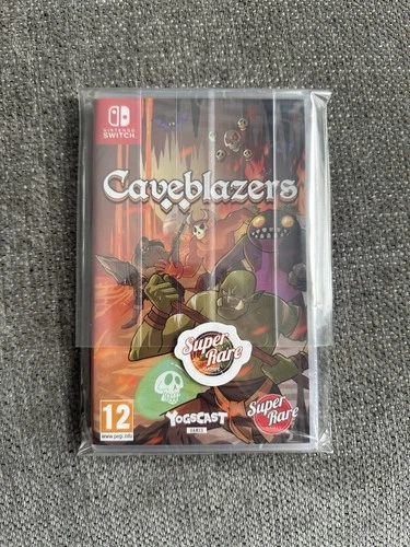 CAVE BLAZERS New NINTENDO SWITCH Game Super Rare Games #61 w/ Cards OOP SEALED