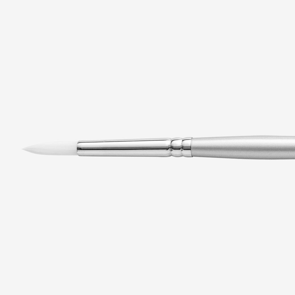 Pro Arte : Sterling Acrylix Long Handled - Round S. 201R Size 4