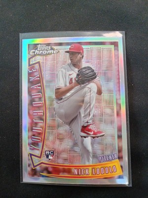 2022 Topps Chrome Baseball Nick Lodolo RC YQ-19 Cincinnati Reds