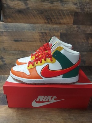 Nike Dunk High Men's Size 11 Retro University 7-Eleven Sneakers DR8805-100 