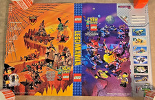 VINTAGE 90s LEGOMANIA Lego Fright Knights-Roboforce 1997 Poster/Pamphlet/Cover