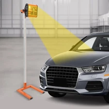 800W Infrared Paint Curing Lamp Baking Lamp Heating Light Heater Exhaust Filter