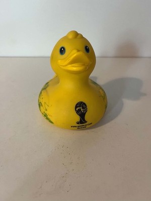 FIFA World Cup Brasilien Rubber Duck Football 2014 Emblem Maskottchen Brasil