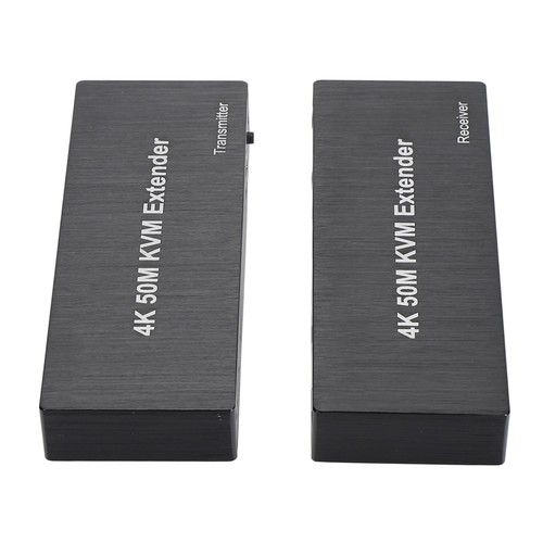 EU Plug 4K KVM Extender Over Cat6 50M HD Multimedia Interface 1080p 60Hz Clar FY - Afbeelding 19 van 22