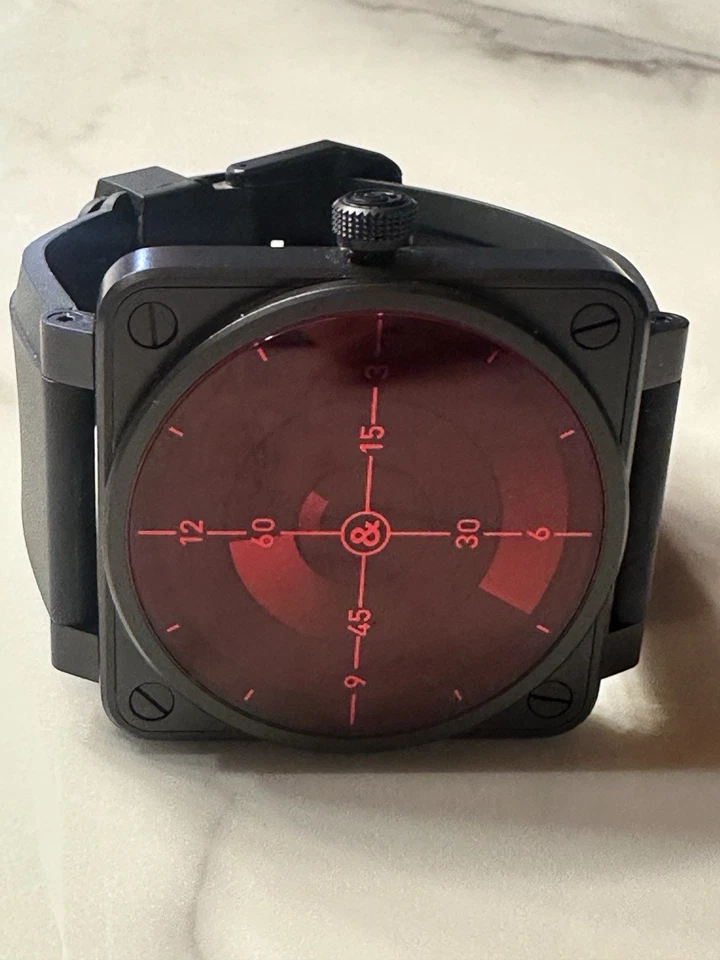 Radar Bell & Ross Rojo BR01-92-SRR Edición Limitada Negro PVD Acero 46MM Hombre Automático Foto 3 de 4