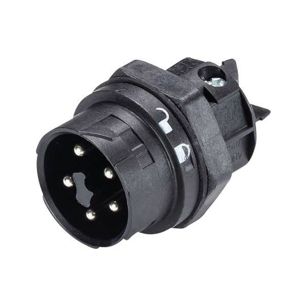 Wieland RST MINI Bullet Connector Plug 4+PE Pins M20.