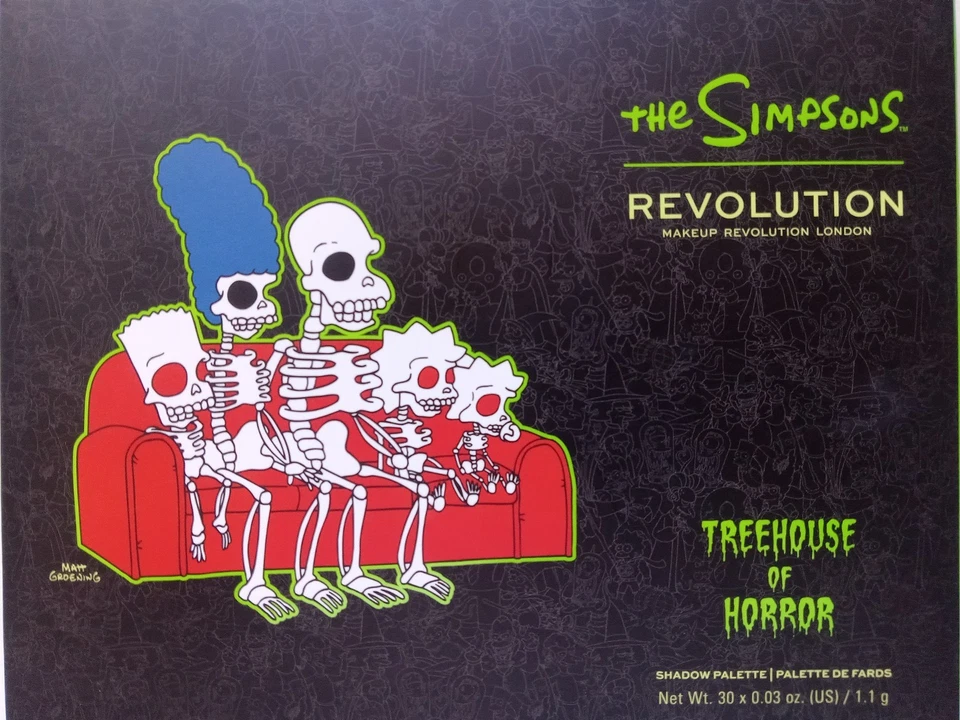 Makeup Revolution x The Simpsons-Spooktacular Treehouse of Horror Shadow Palette - Image 2 of 4