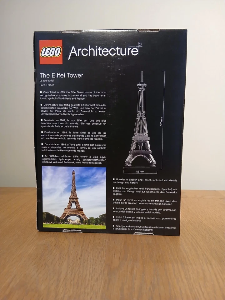 LEGO 21019 ARCHITECTURE: Eiffel Tower BNIB - Image 3 of 4