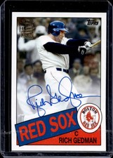 2020 Topps Archives Rich Gedman Fan Favorites Auto Autograph #FFA-RGE Red Sox