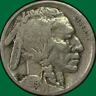 1919 Buffalo Nickel Very Fine VF Coin #41061