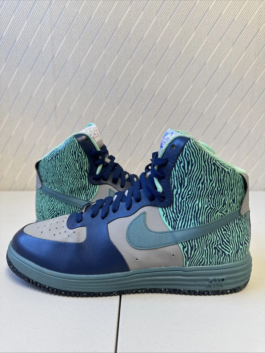 Nike Lunar Force 1 NS Premium High Silver Mineral Teal for Sale