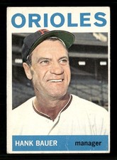 1964 Topps #178 Hank Bauer  (CREASE)