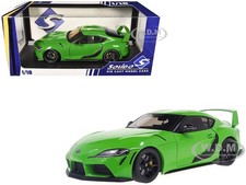 2023 TOYOTA GR SUPRA STREETFIGHTER GREEN 1/18 DIECAST MODEL BY SOLIDO S1809004