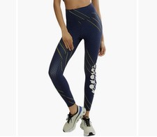 Free People Movement Never Better Graphic Leggings Black Combo Size Small