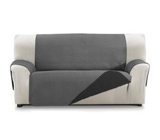 Milano Housse de canapé rembourré 3 Places XL  Antrhacite/Noir