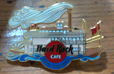 Hard Rock Cafe Pin New Orleans Steamboat Riverboat 