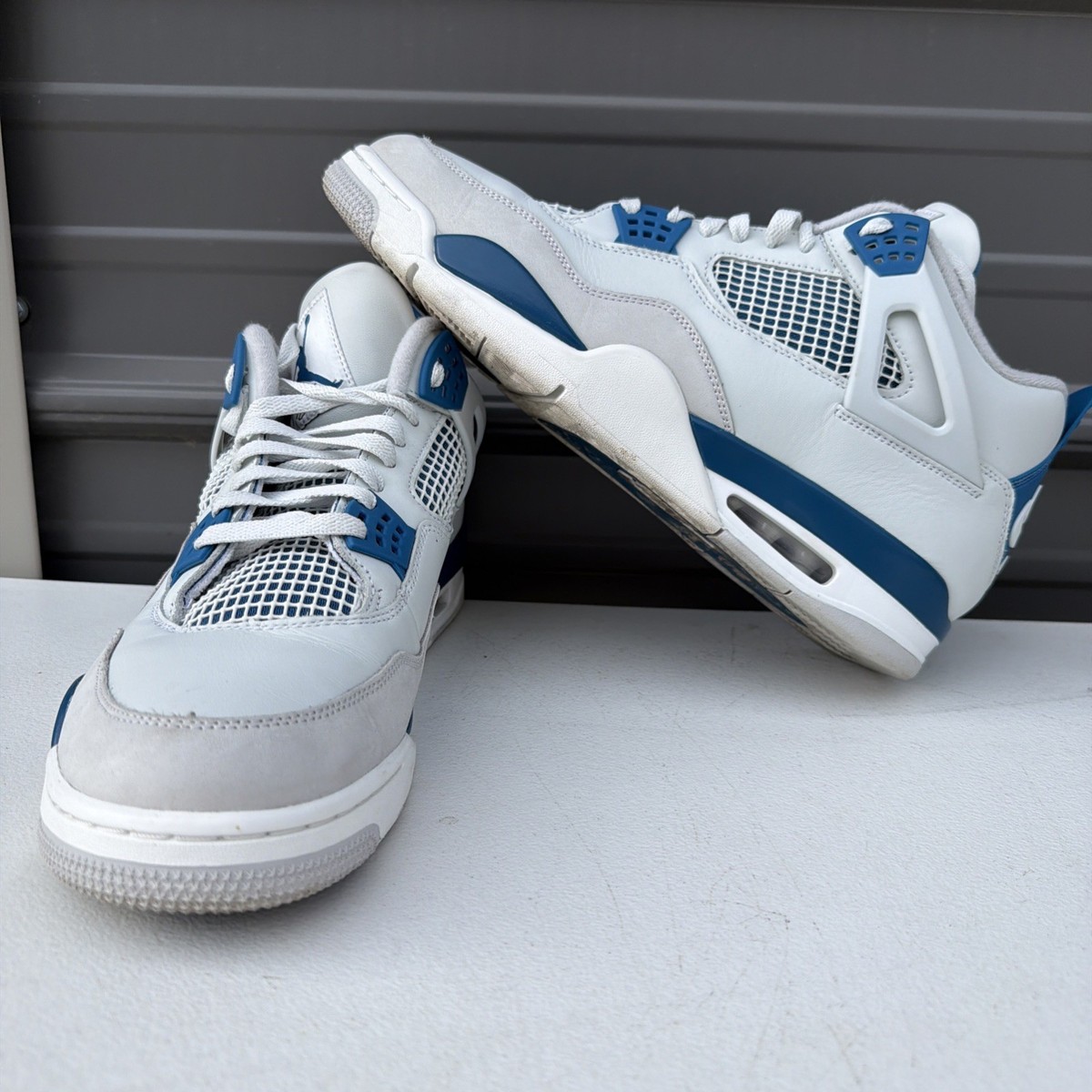 Size 14 - Air Jordan 4 Retro 2024 Military Blue No Box | eBay
