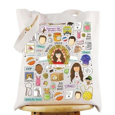 Schmidt & Jess Canvas Tote Bag Jess Fans Gift Gave Me Got You Shoulder Bag Ni...