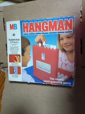 Henker MB Spiel Vintage Familie Spaß Wort Ratespiele 1988