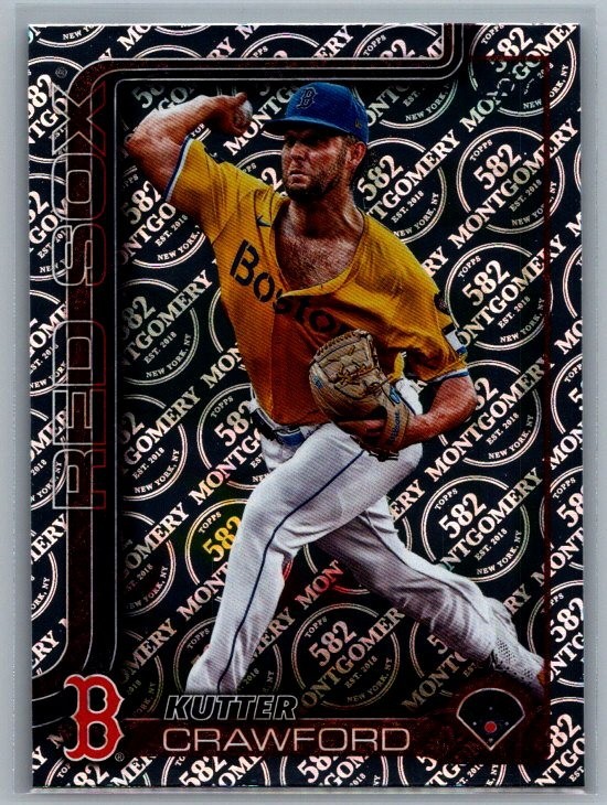 #515 Kutter Crawford Boston Red Sox 2025 Topps 582 Montgomery Foil