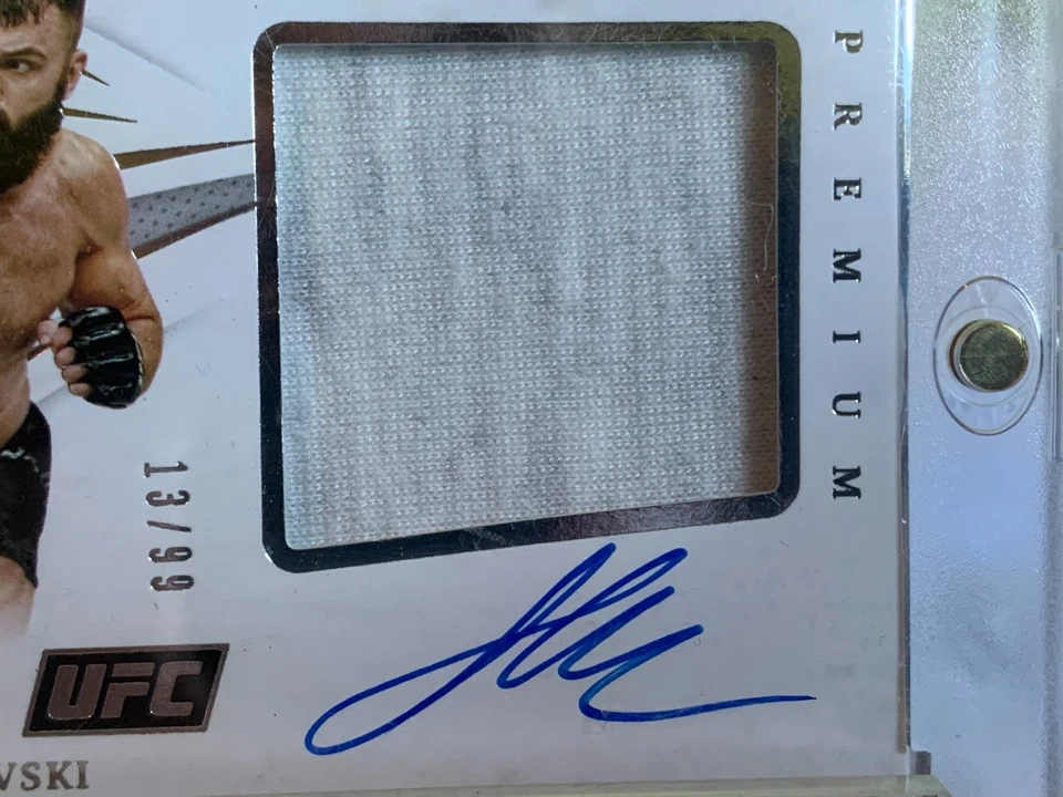 2021 UFC Immaculate Collection * Andrei Arlovski * Auto-Patch (#'d/99) - Image 2 of 3