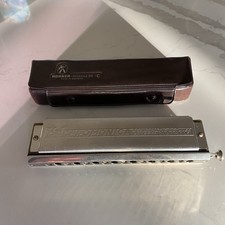 Vintage Hohner 64 Chromatica 280 Harmonica Key Of C w/ Case - Made In Germany