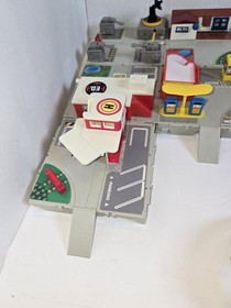 Vintage 1986 ,92 Micro Machines Mini Citys 10pc  Galoob  Not All Complete As Is