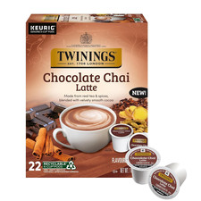 NEW Chocolate Chai Latte Tea K-Cup Pods for Keurig, 22 Count Pack of 1 , Ve...