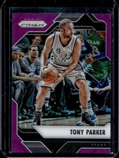 2016-17 Panini Prizm Tony Parker Purple Prizm #/75 Spurs