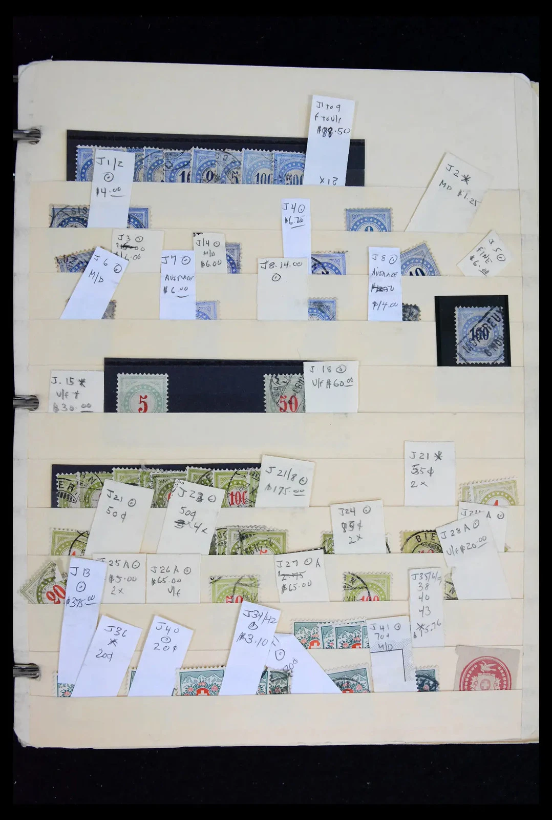 SWITZERLAND CH Swiss 1880-1980 Airmails Juventute Face Value Stamp Collection