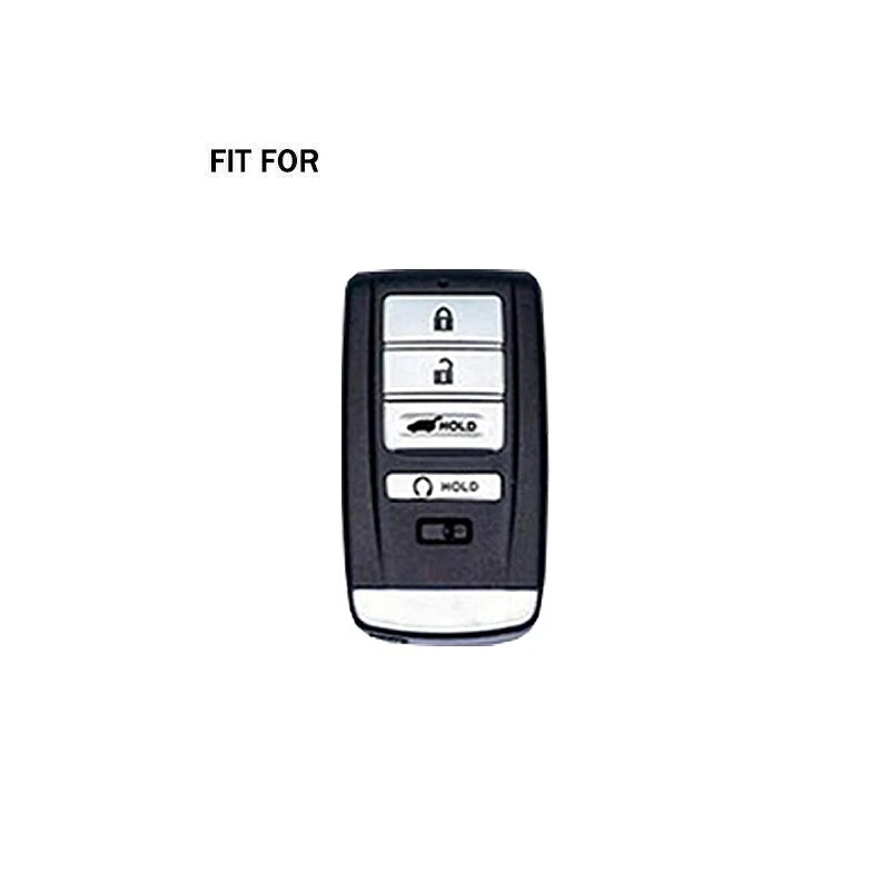 Funda Carcasa Llavero Remoto Coche Aleación Zinc Silicona Para ACURA RLX RDX MDX ILX TLX Foto 2 de 4