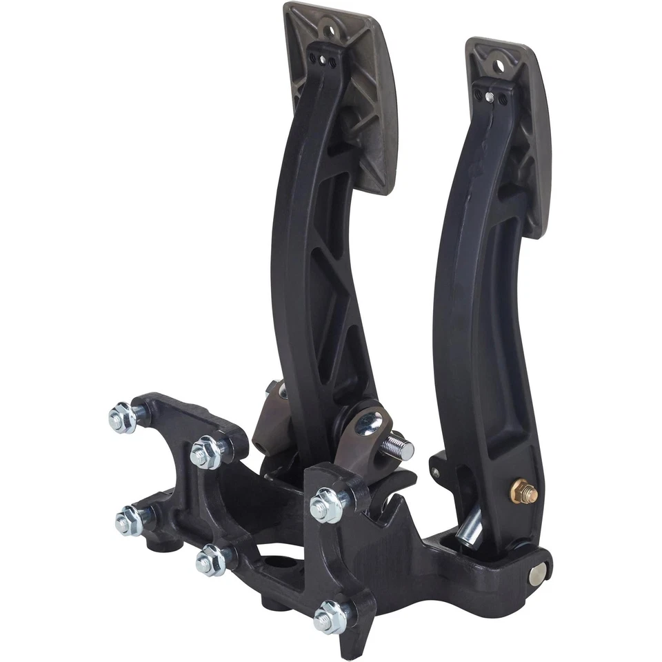 Conjunto de montaje en piso de aluminio de 2 pedales serie 600 Tilton 72-604 Foto 3 de 4