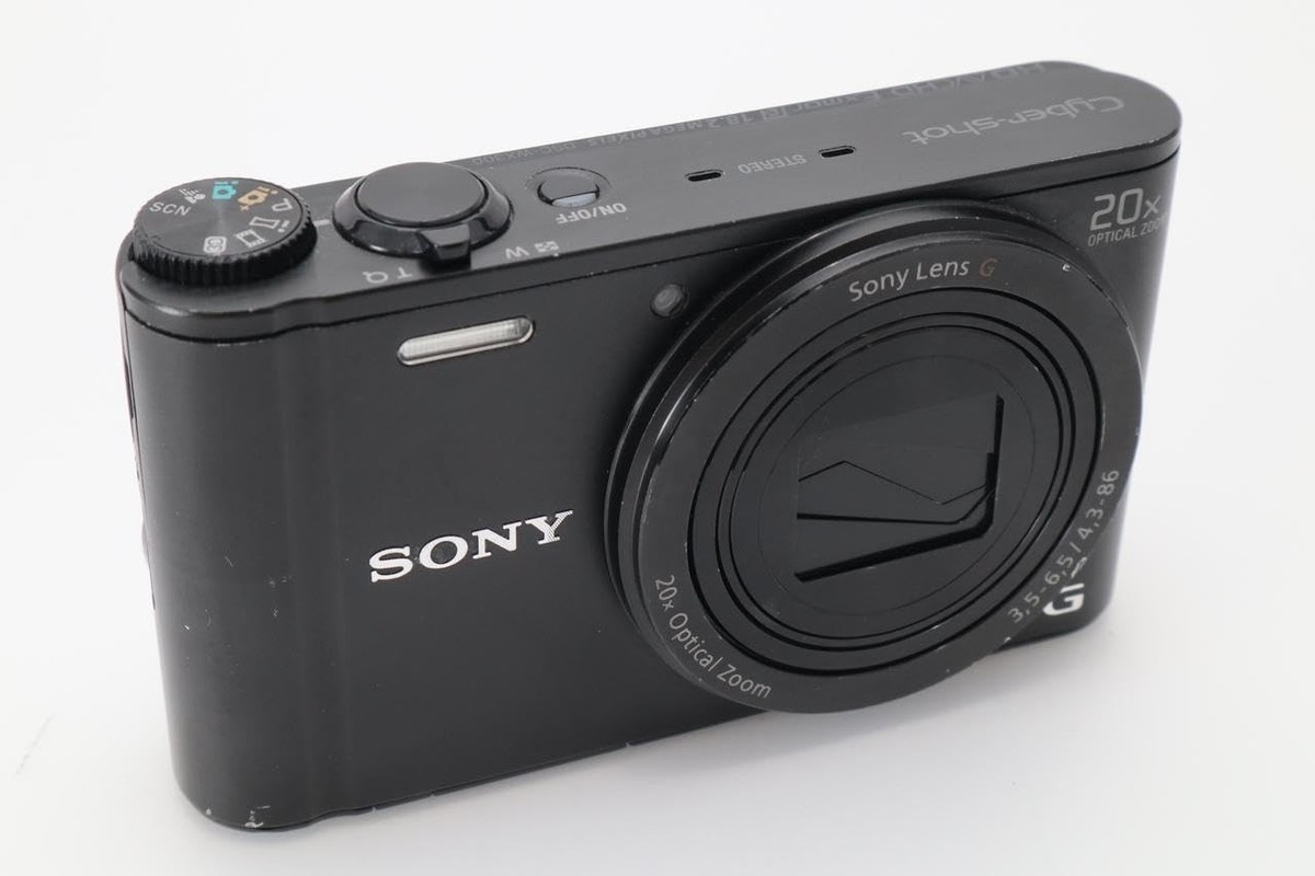 Sony Cyber-shot DSC-WX300 18.2MP Digital Camera - Black for