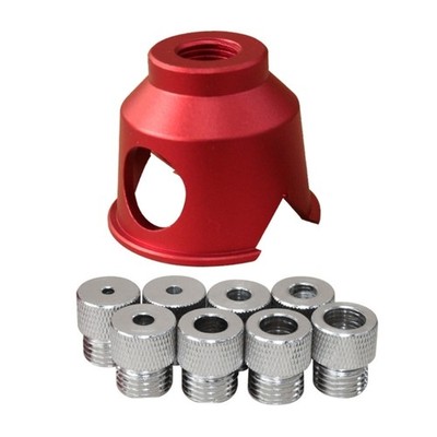Aluminum Hole Puncher Locator Jig 90 Degree Centering Drill Guide Hole Opener