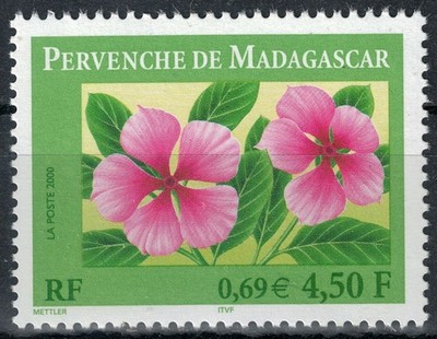 FRANKREICH 2000 Flora, Pervinca del Madagaskar postfrisch **