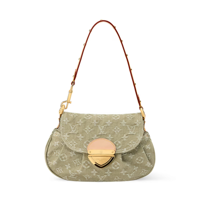 NEW Louis Vuitton Monogram Sunset Shoulder Bag Khaki M27210