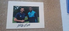 BRIAN BARRY-MURPHY and NATHAN TROTT - CARDIFF CITY HAND SIGNED MOUNTED PHOTO