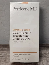 Perricone MD Vitamin C Ester CCC + Ferulic Brightening Complex 20%, 2 Oz New
