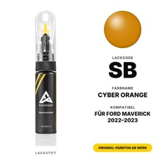 Lackstift F&uuml;r Ford Maverick SB Cyber Orange Set Lack Reparatur Stift Kit