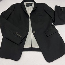 J.Crew Regent Blazer Women 8 Black Wool Stretch Single Button Career Preppy FA20