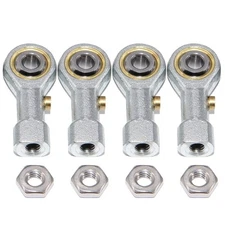 Zeberoxyz 4pcs PHSB3 Rod End Bearings 3/16 Inch Bore 3/16" 