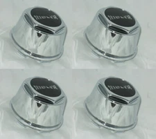 4 - RIDLER 675 WHEEL RIM CENTER CAP C10675 CHROME MC675N101 C569301 LG1404-08 