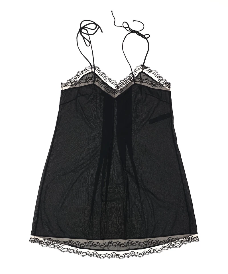 La Perla Marble Mood Chemise in Black/Skin Women's Pajama  Size S L26343 - Image 2 of 2