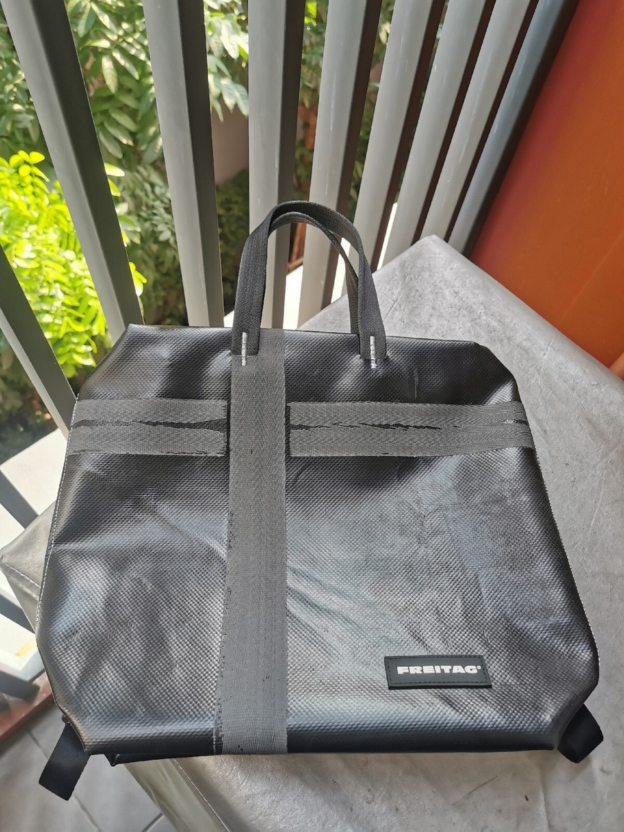 Freitag F201-X PETE BACKPACK - Rare full black color | eBay