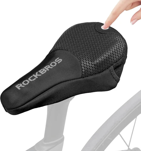 ROCKBROS Sattelbezug mit Überzug Fahrrad Sattelpolster Bike Seat Cover Bequem