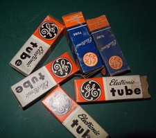 6-vintage electronic tubes General Electric