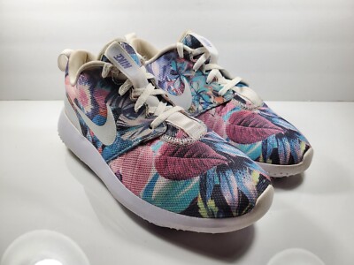Nike Womens Roshe Golf Floral AA1851 500 Purple Dawn/White