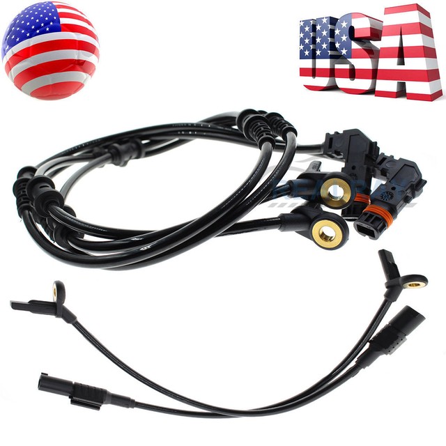 4pcs Front Rear ABS Wheel Speed Sensor for Mercedes Benz W164 GL ML320