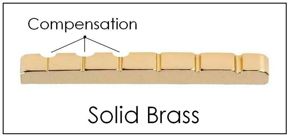 Tuerca de latón compensada AlwaysHandCrafted hecha para guitarras FENDER / SQUIER - 42 mm Foto 2 de 4